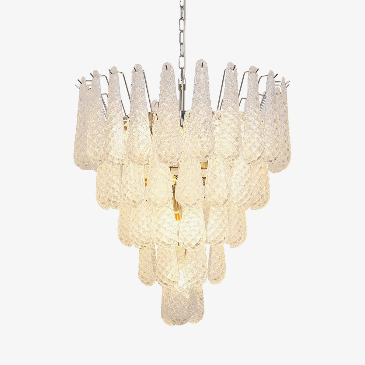 Exquisite Murano Glass Dewdrop Chandelier