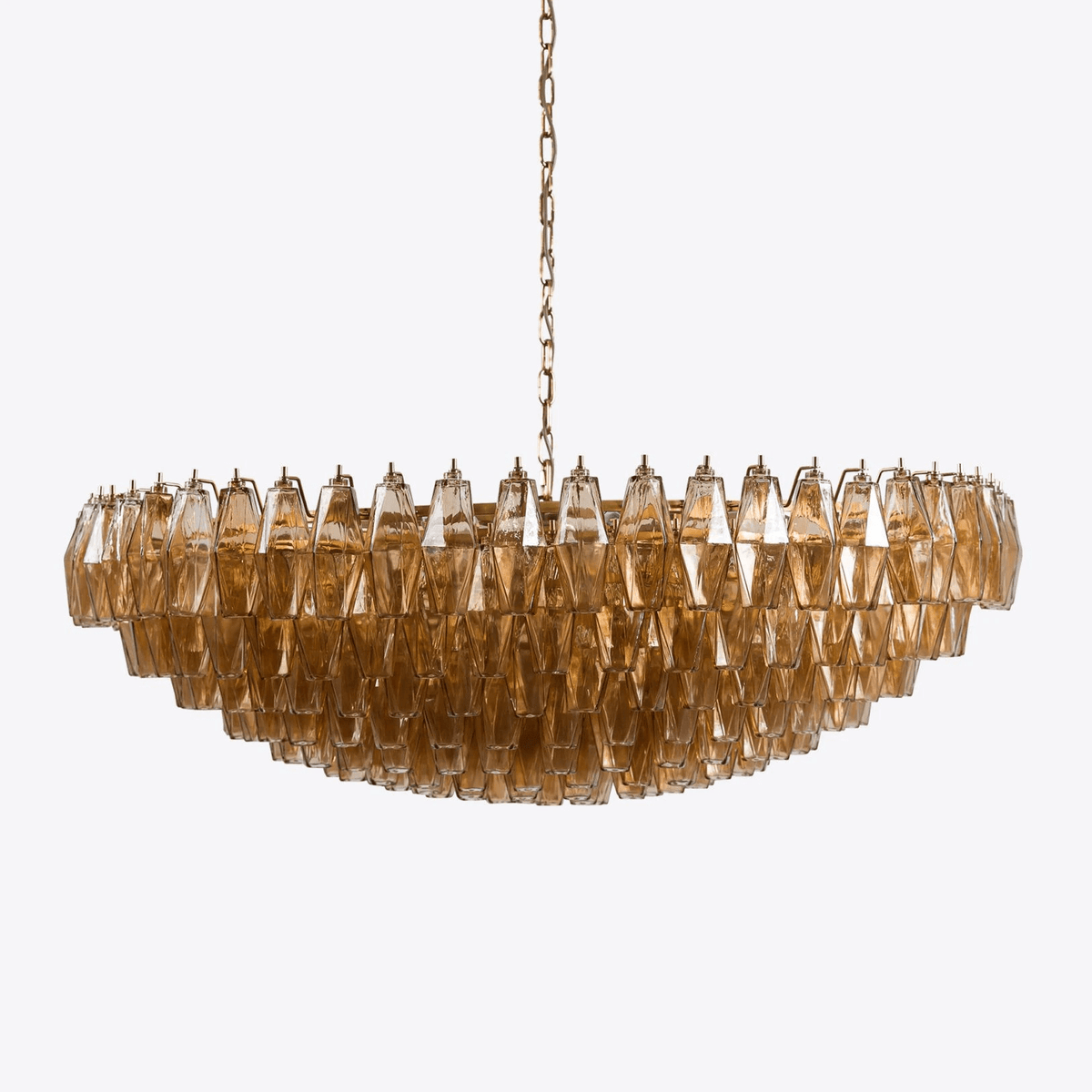 Premium Amber Sorrento Chandelier - Kavker
