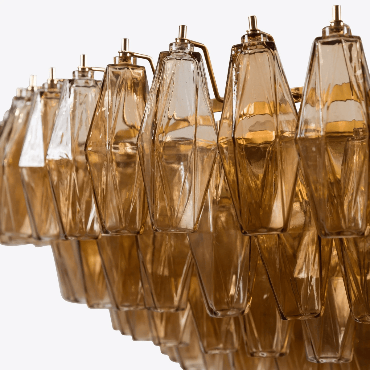 Premium Amber Sorrento Chandelier - Kavker