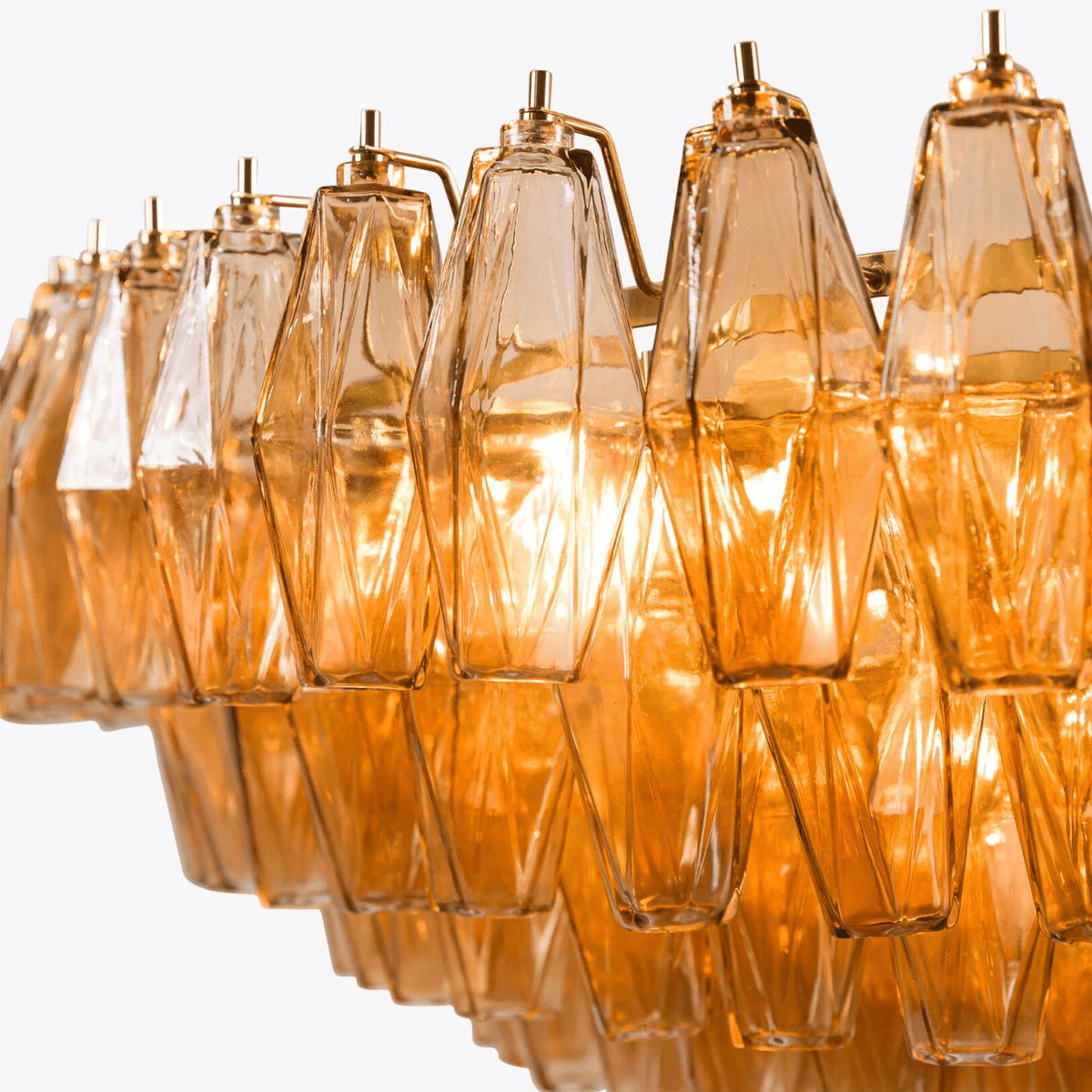 Premium Amber Sorrento Chandelier - Kavker