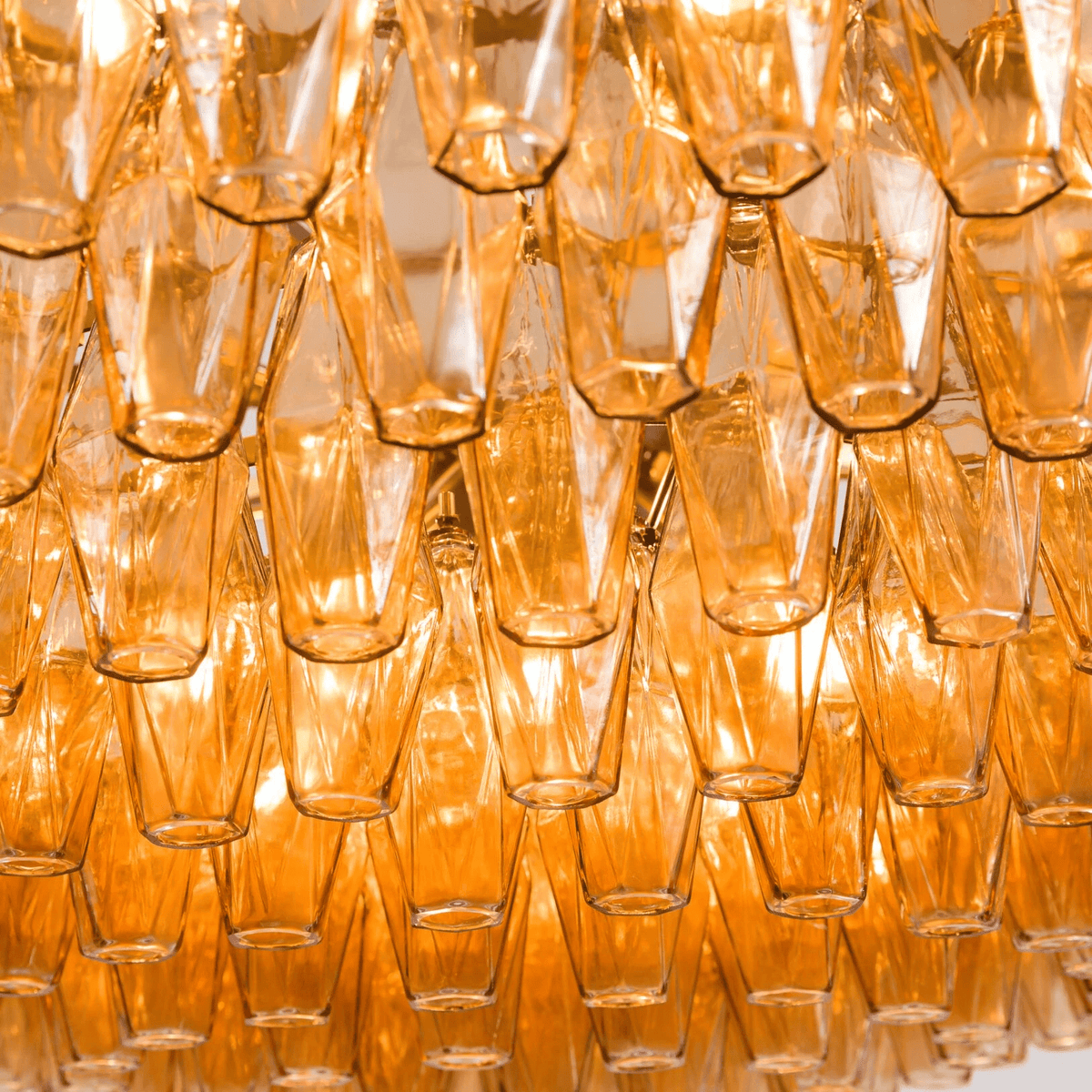 Premium Amber Sorrento Chandelier - Kavker