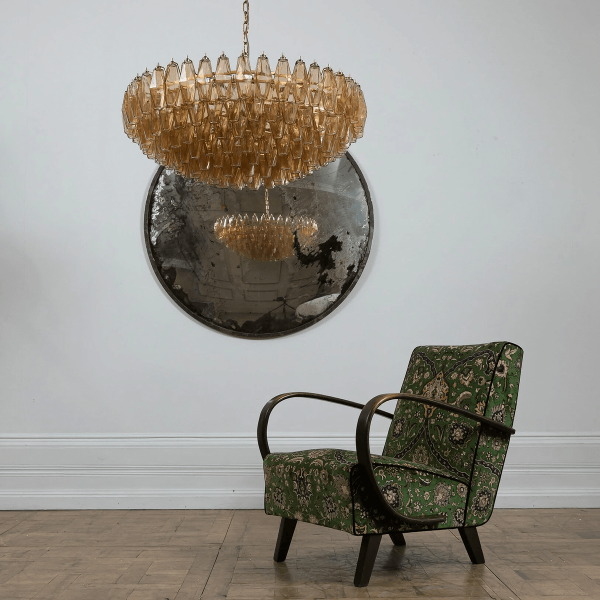 Premium Amber Sorrento Chandelier - Kavker