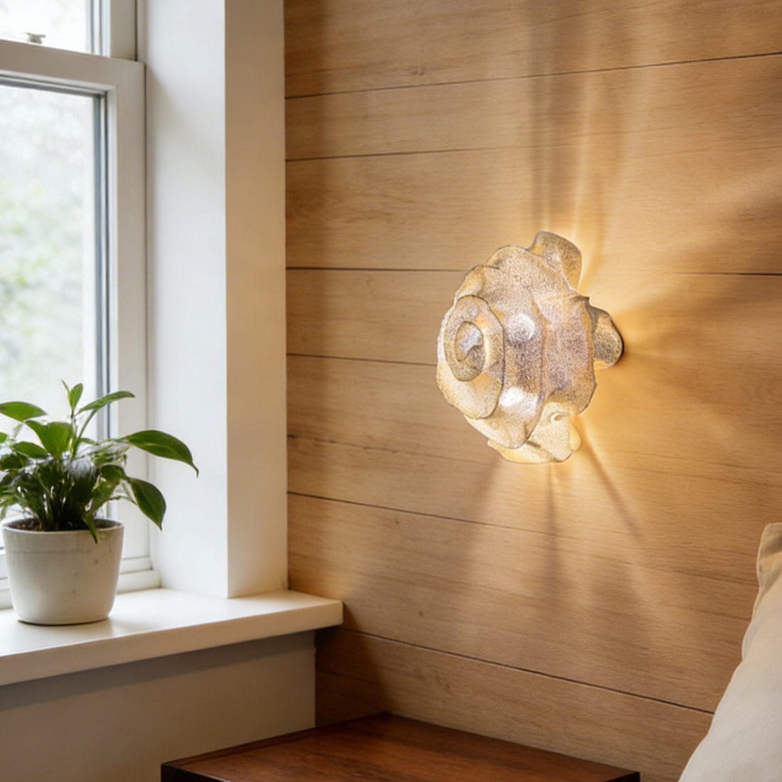 Modern Organic Cloud Wall Sconce