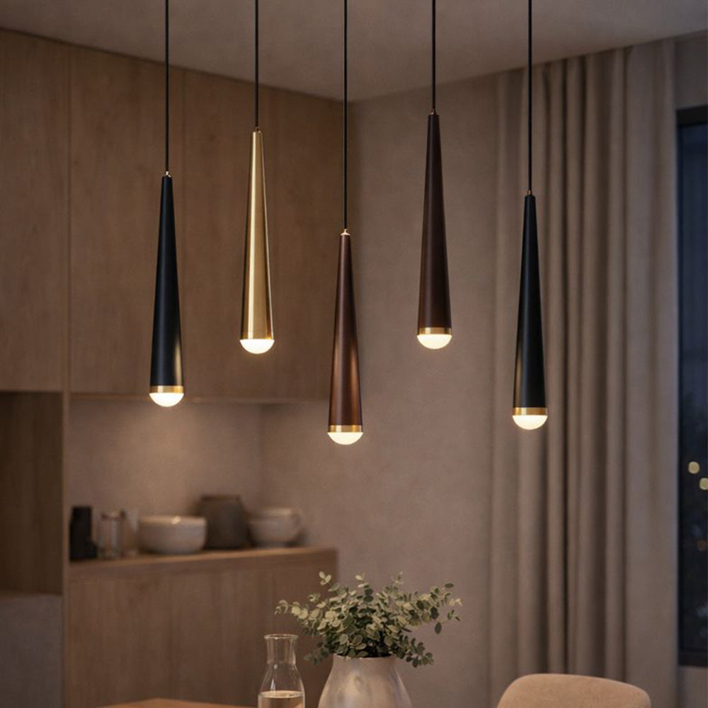 Cone-Shaped LED Single/Triple Pendant Light