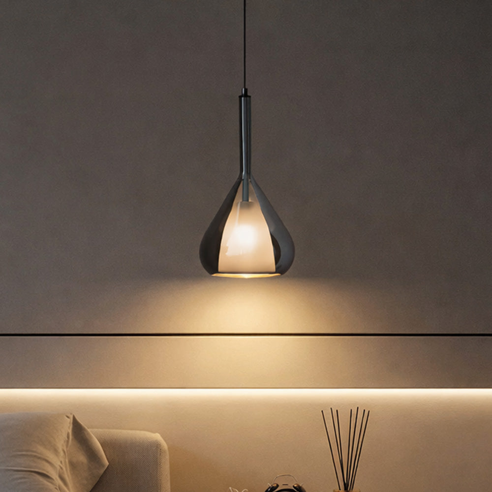 Ash-Drip LED Single-Head Pendant Light