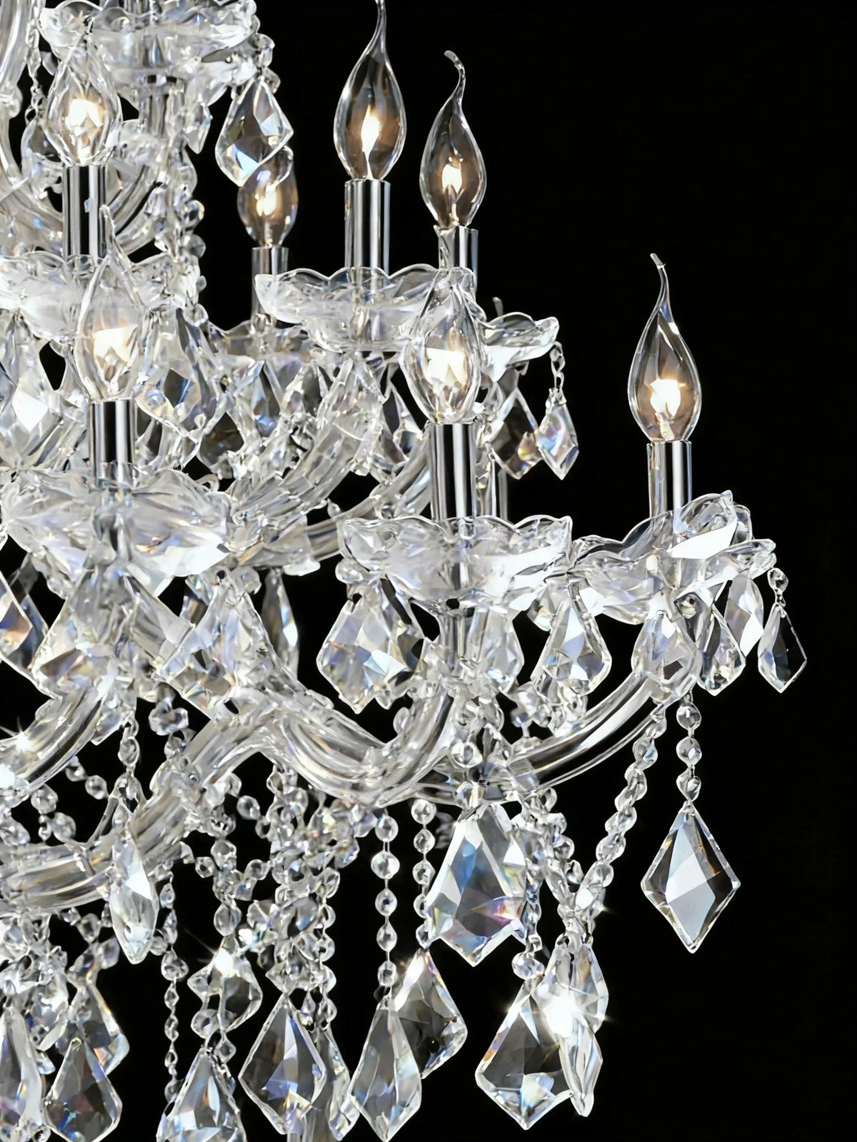 37'' Big Chandelier 28 Lights Maria Theresa Crystal Chandelier for Living Room MT01L28C