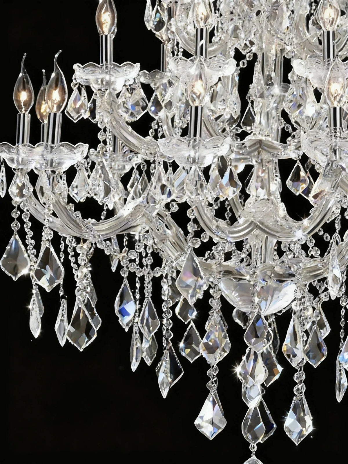 37'' Big Chandelier 28 Lights Maria Theresa Crystal Chandelier for Living Room MT01L28C