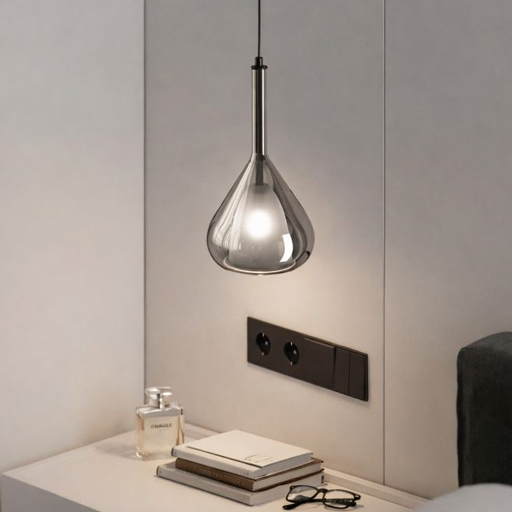 Ash-Drip LED Single-Head Pendant Light