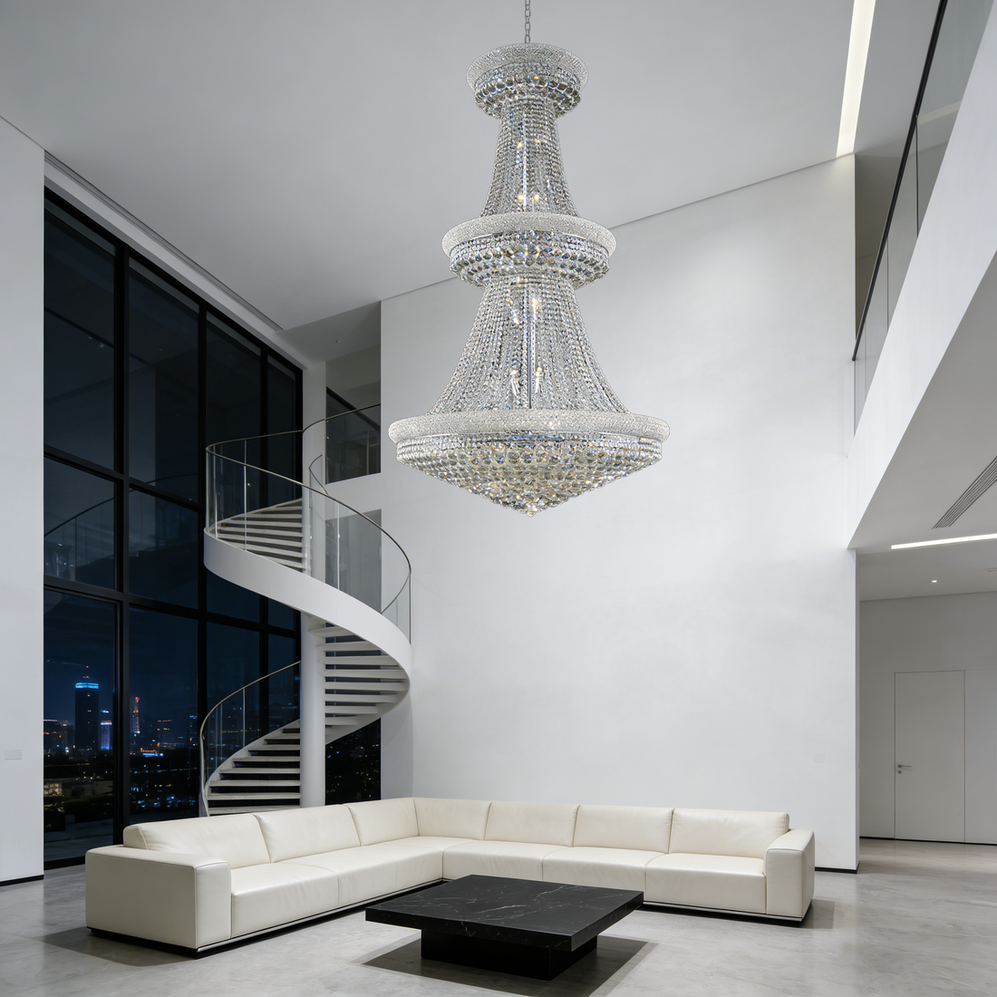 42X65 Inch 45 Lights French Empire K9 Crystal Chandelier