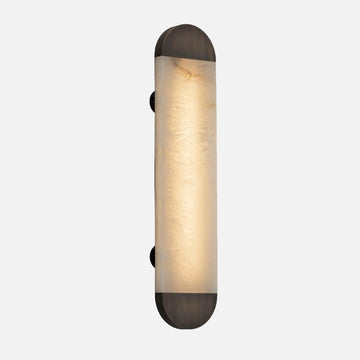 Ghost alabaster wall sconce