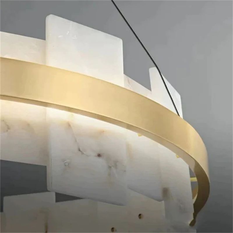 Alabaster Pomois Modern Chandelier
