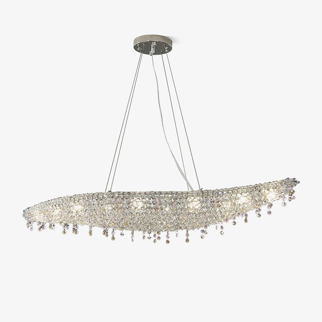 Elegant Boat Crystal Chandelier