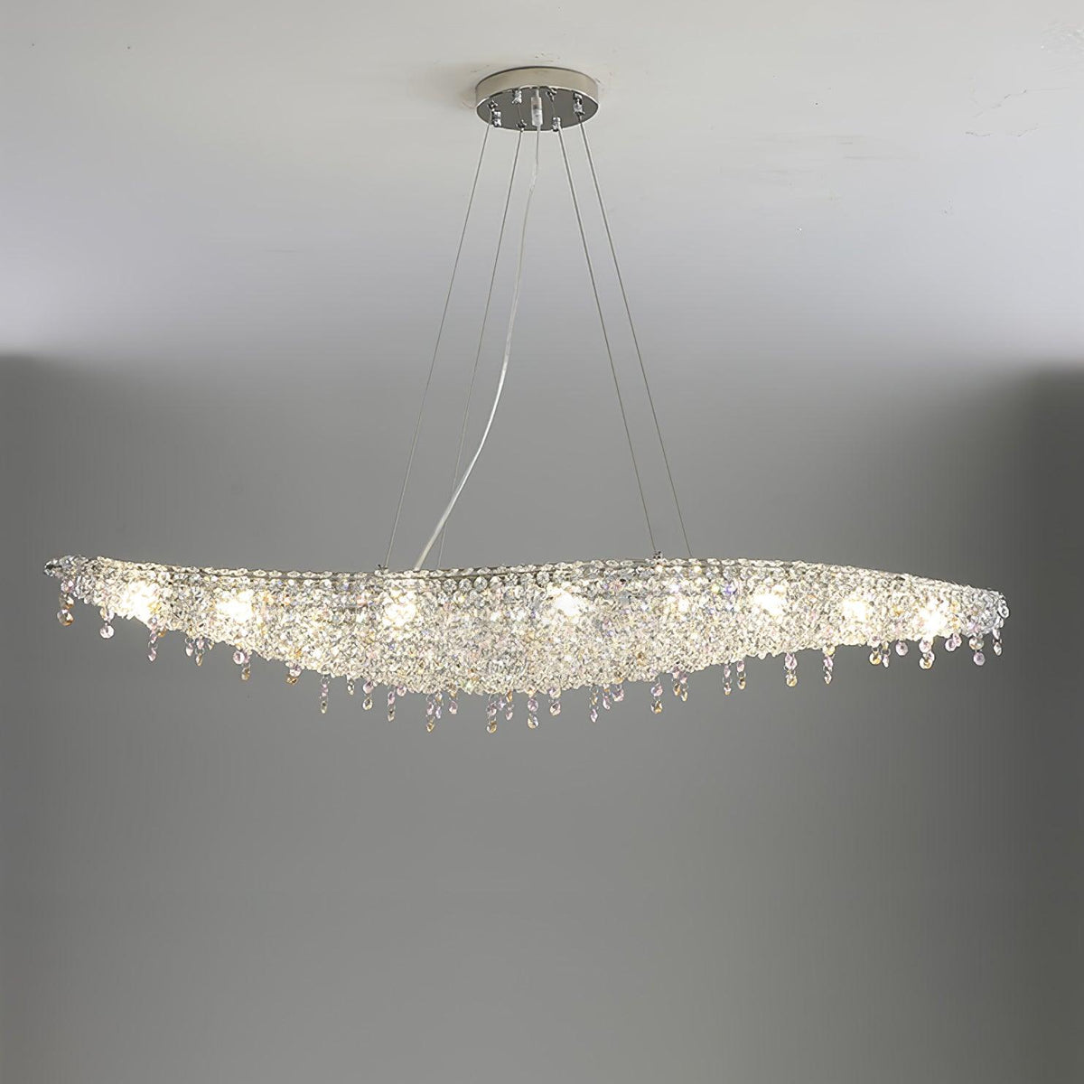 Elegant Boat Crystal Chandelier