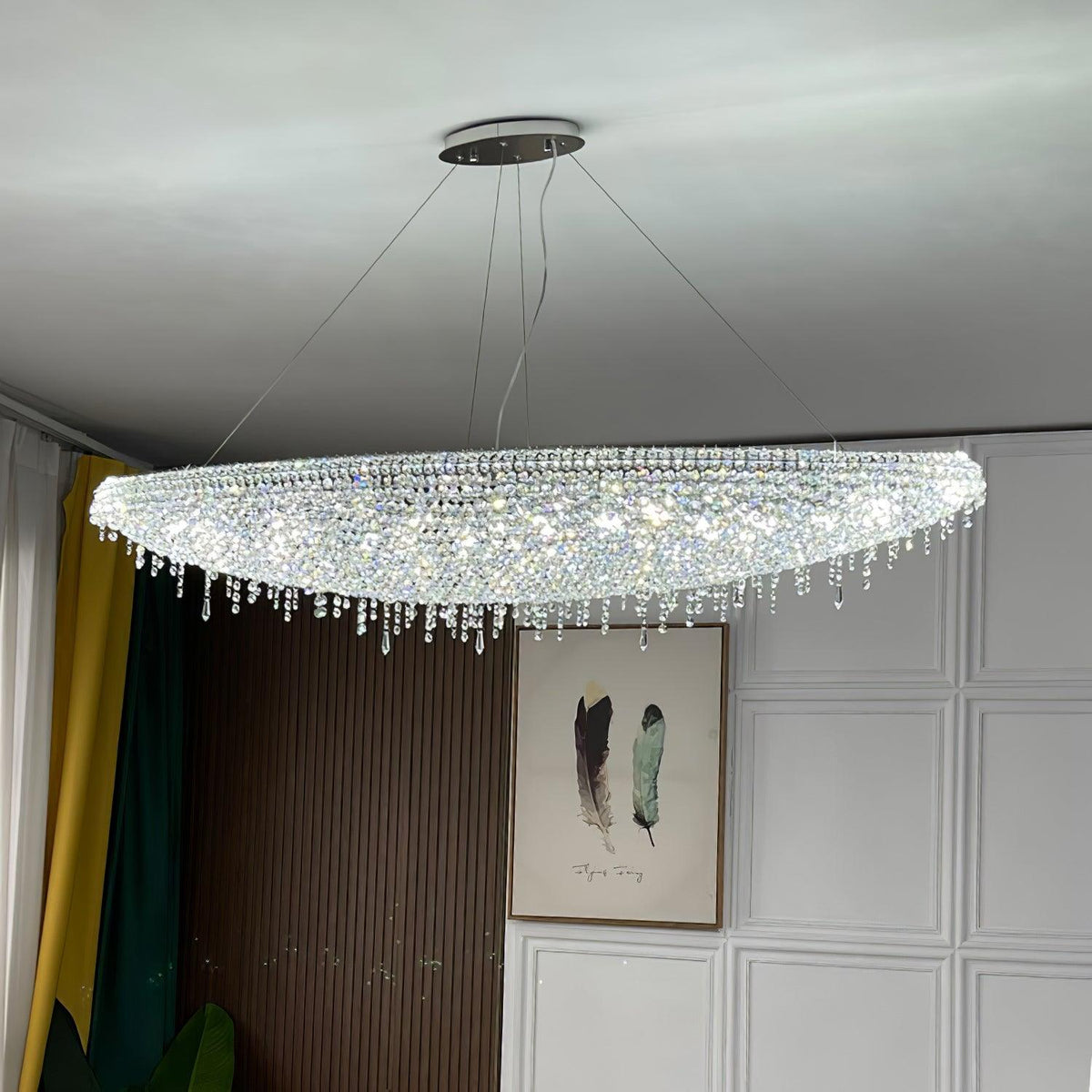 Elegant Boat Crystal Chandelier
