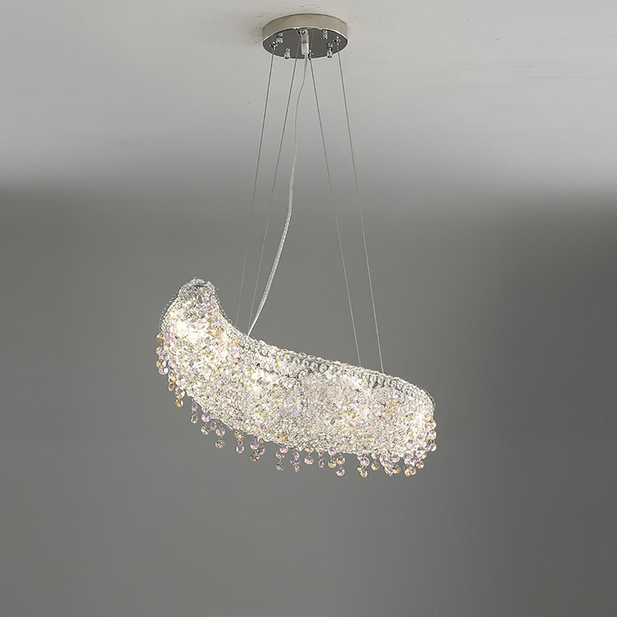Elegant Boat Crystal Chandelier