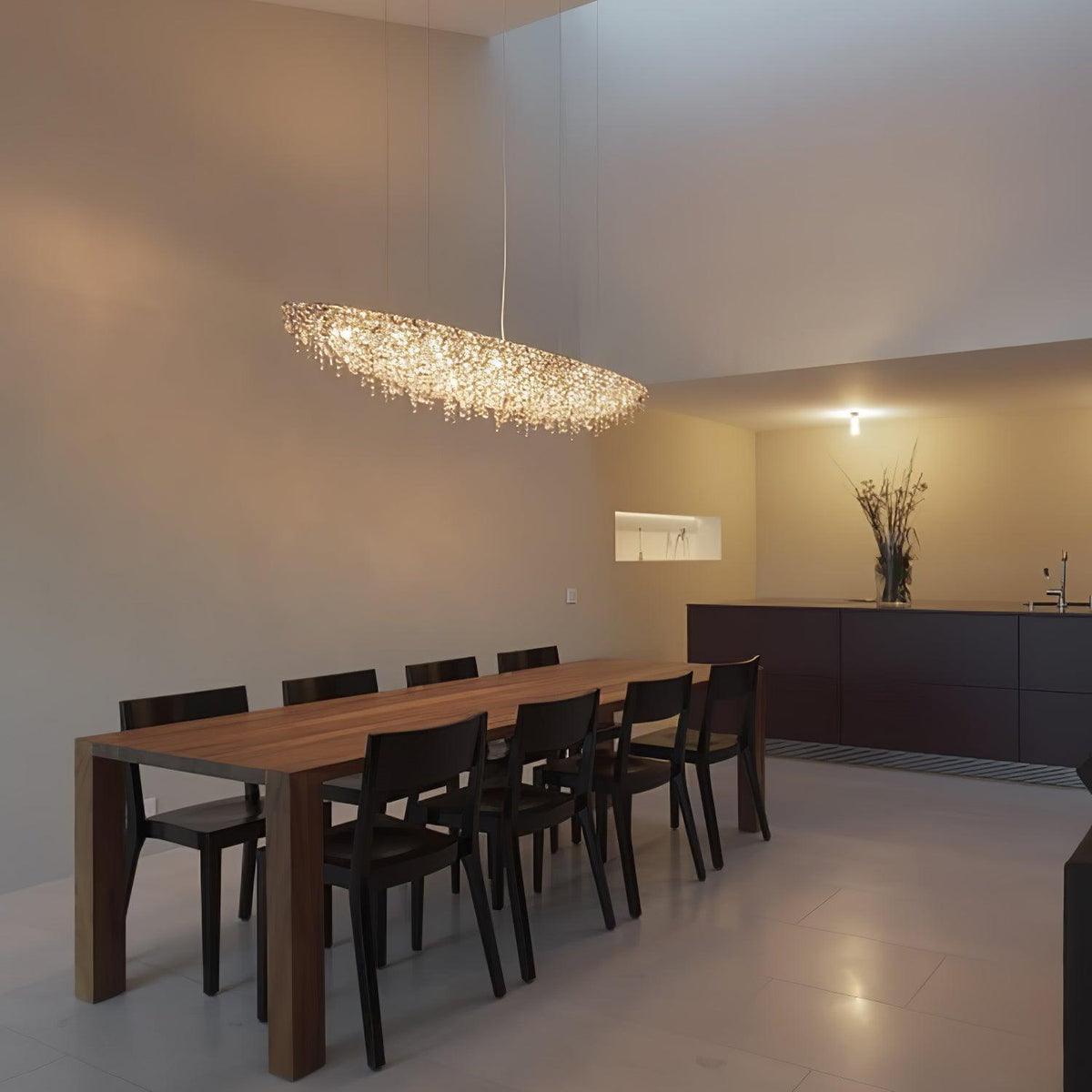 Elegant Boat Crystal Chandelier