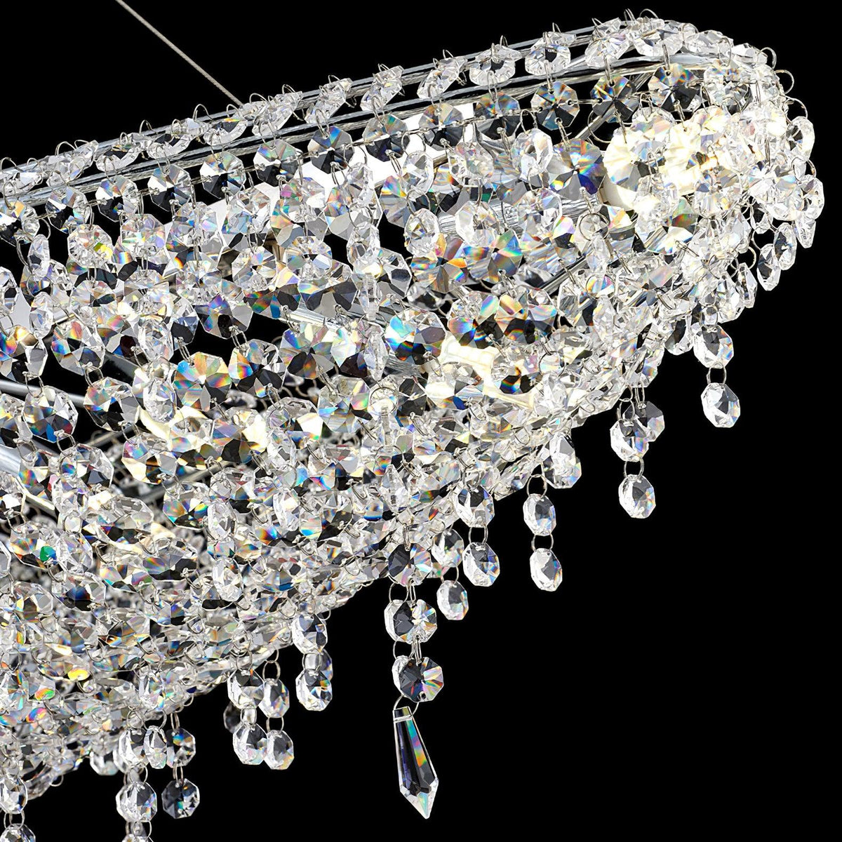 Elegant Boat Crystal Chandelier
