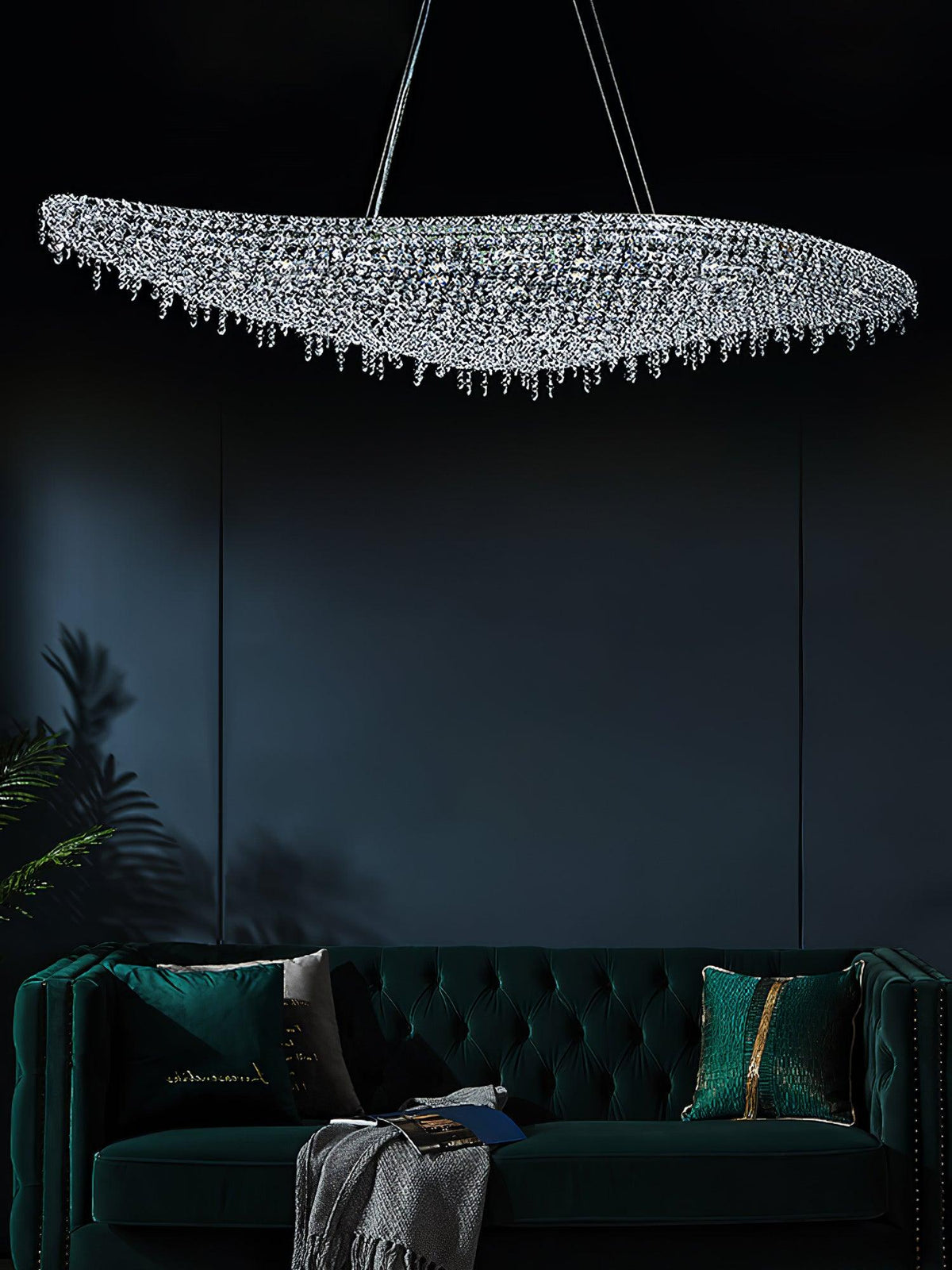 Elegant Boat Crystal Chandelier