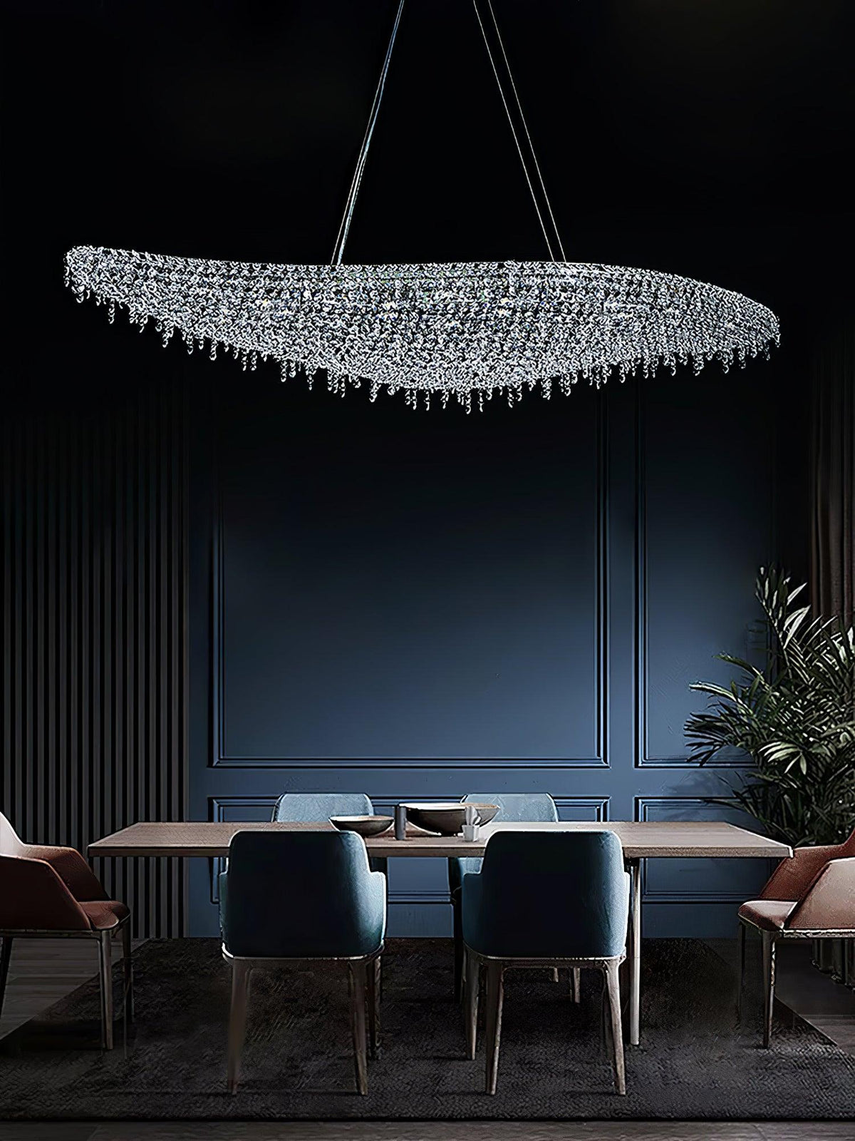 Elegant Boat Crystal Chandelier