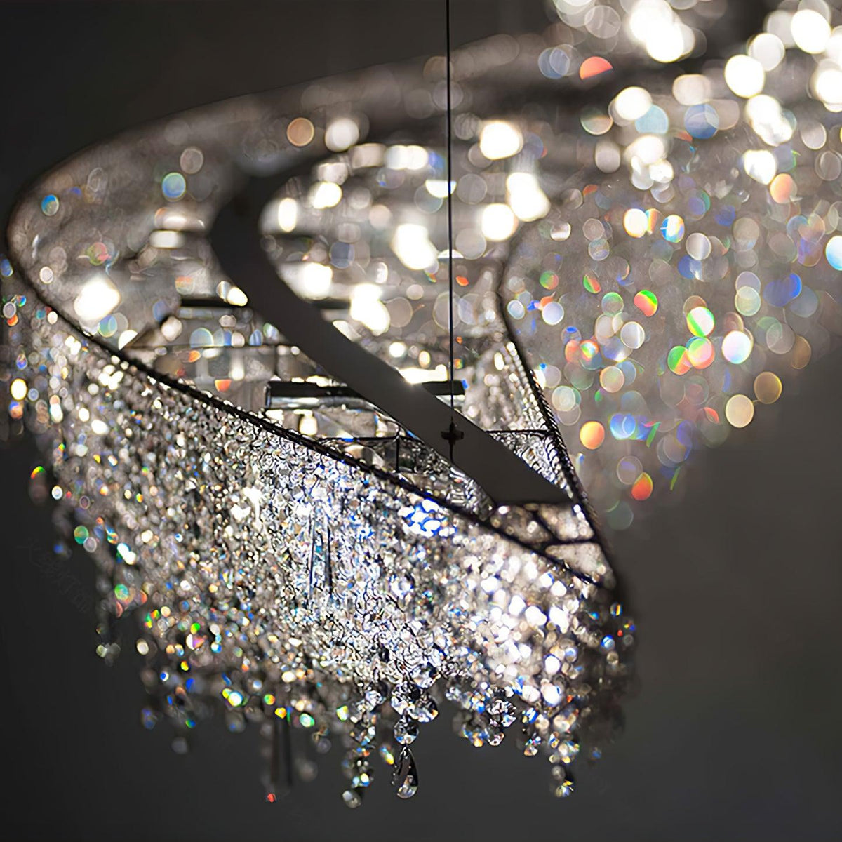 Elegant Boat Crystal Chandelier