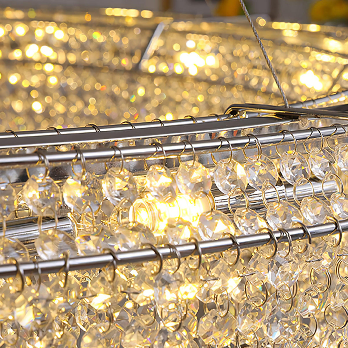Elegant Boat Crystal Chandelier