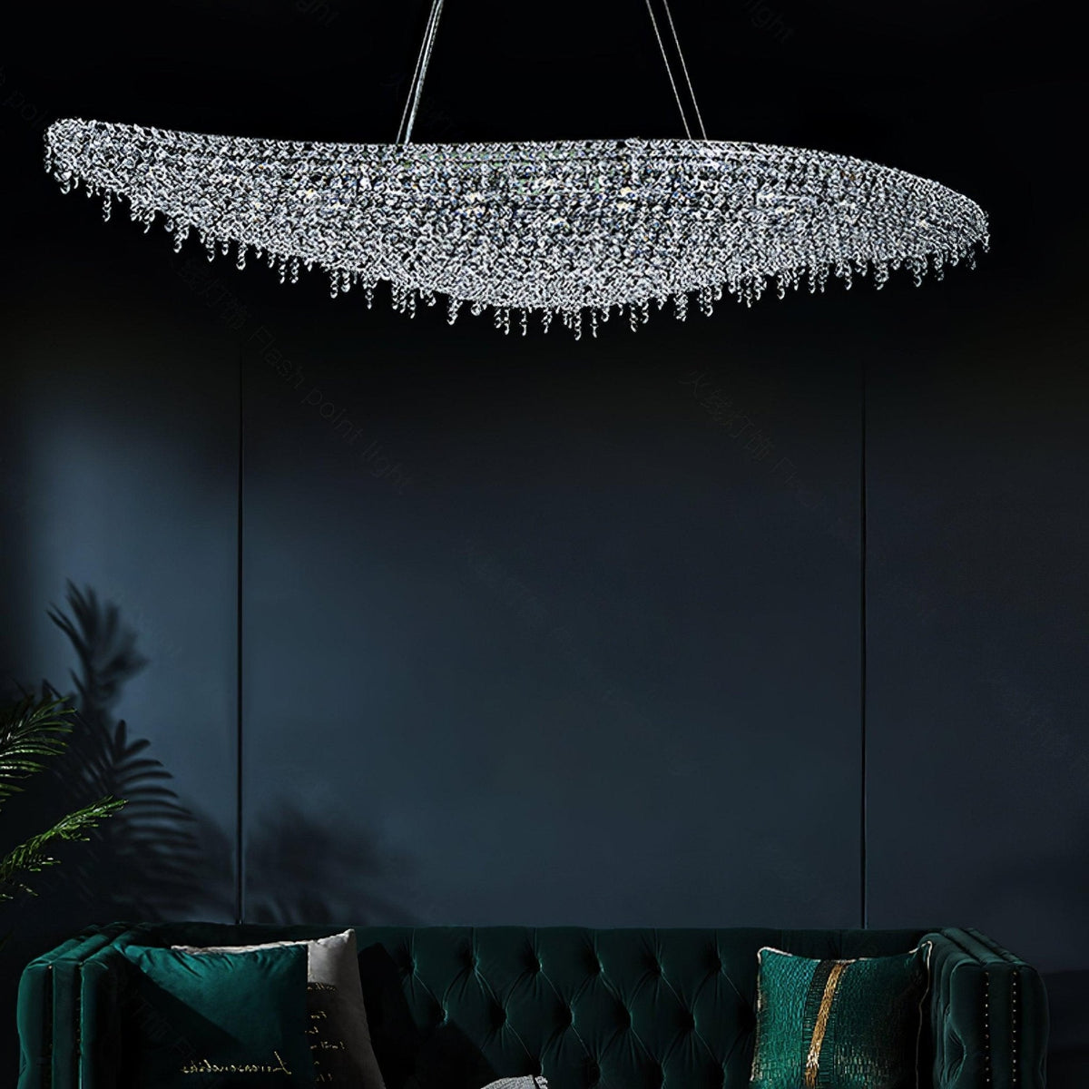 Elegant Boat Crystal Chandelier