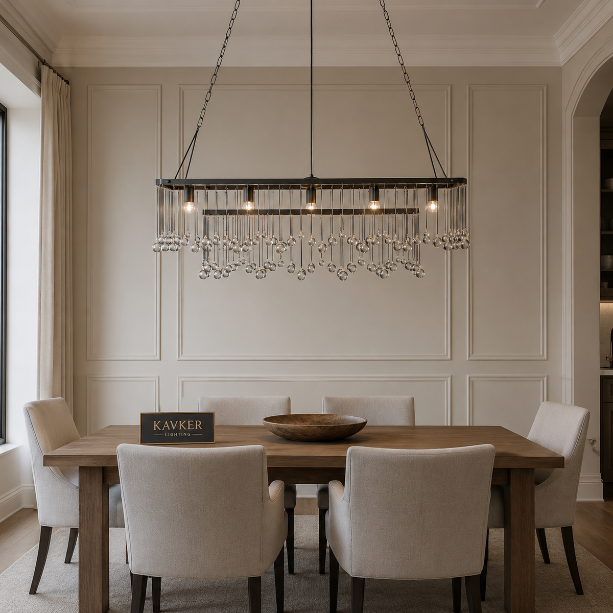 Aubrey Rectangular Chandelier Light