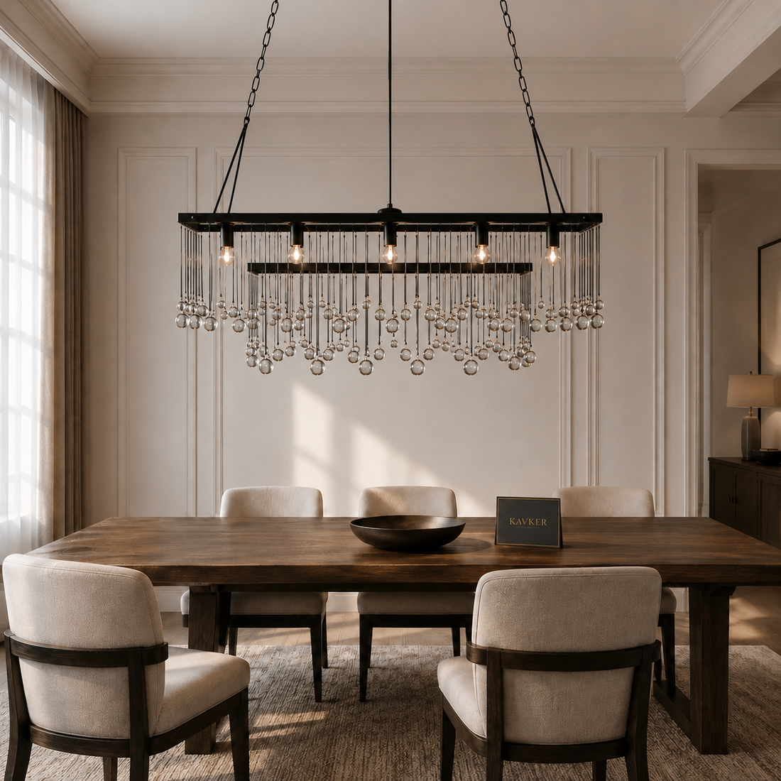 Aubrey Rectangular Chandelier Light