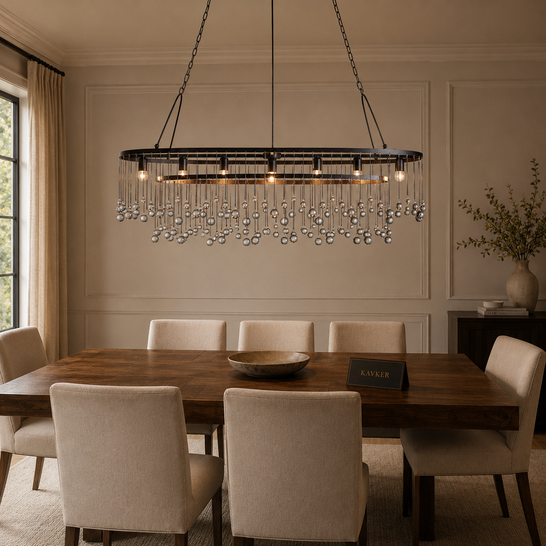 Aubrey Oval Chandelier Light