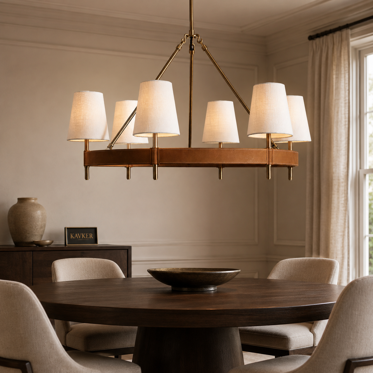Hastings Six-Light Round Chandelier
