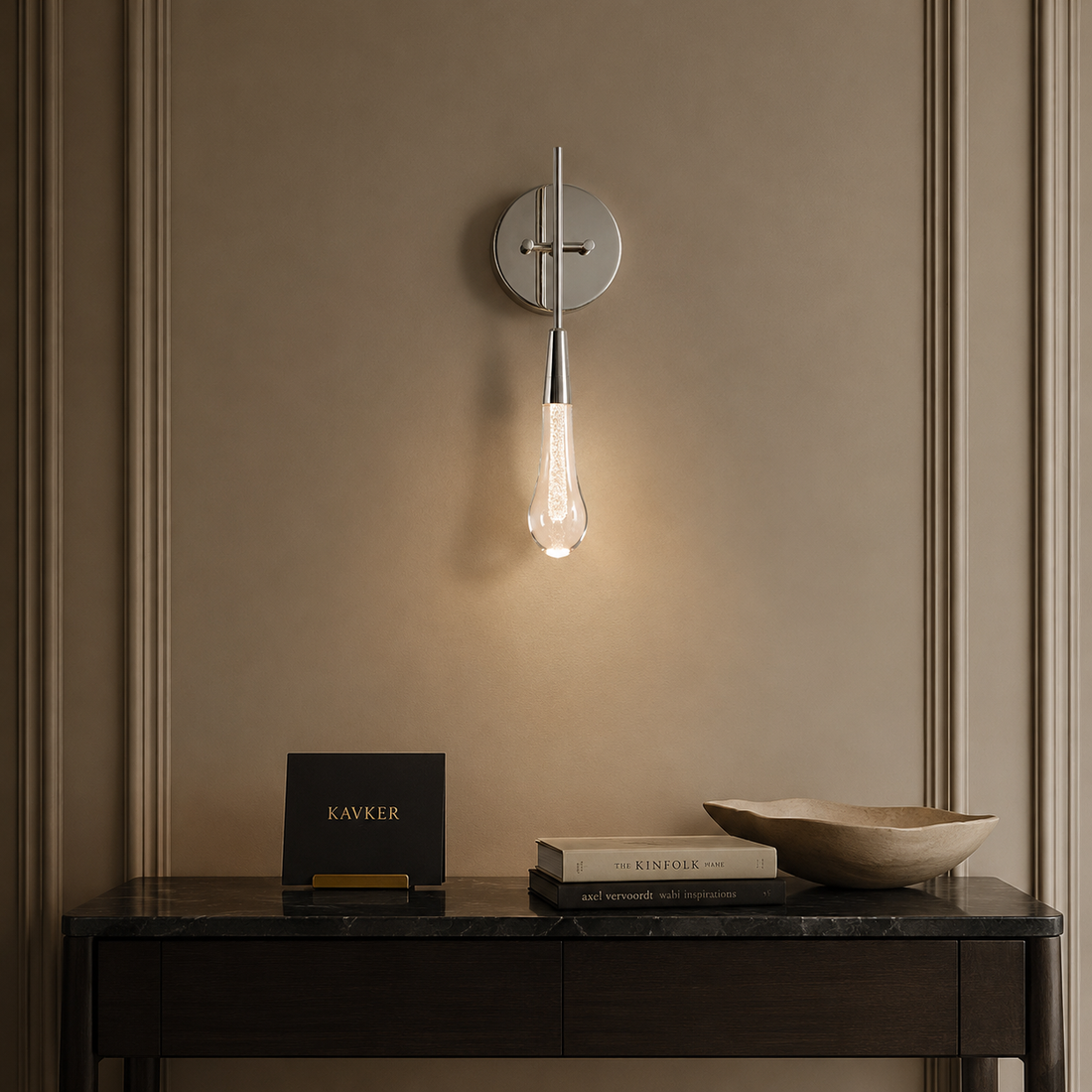 Soltaire Wall Sconce in Nickel