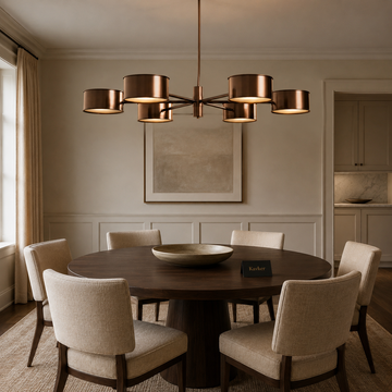 Daphne Metal Round Chandelier Light
