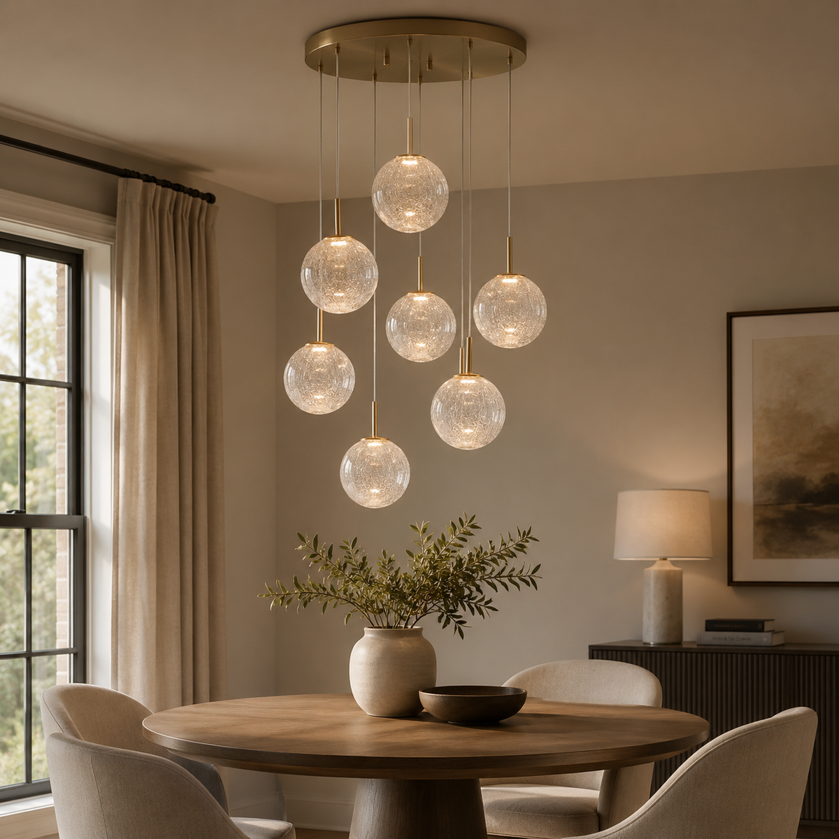 Casen Round Chandelier Light