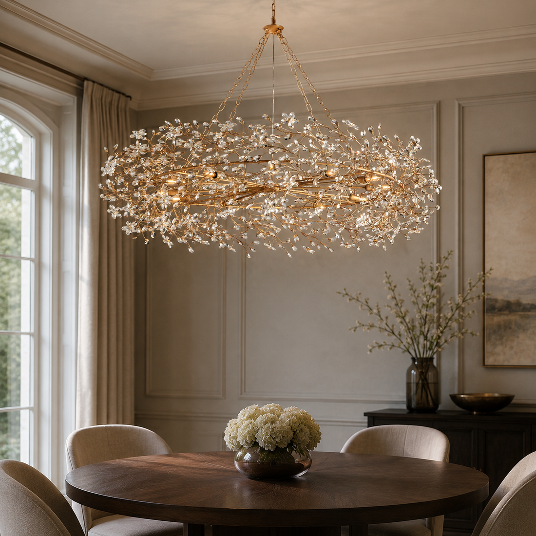 Fiore Crown Chandelier Light