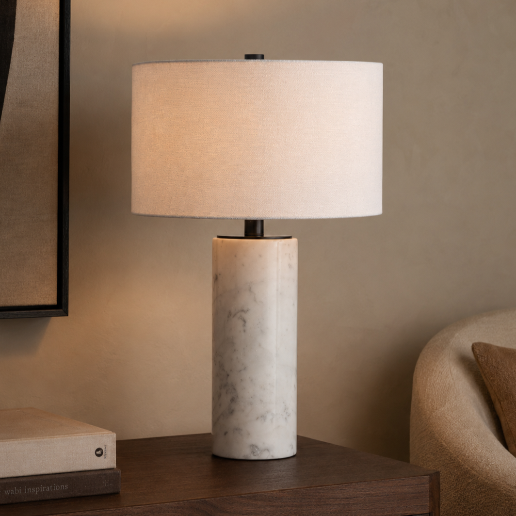 Natural Marble Table Lamp
