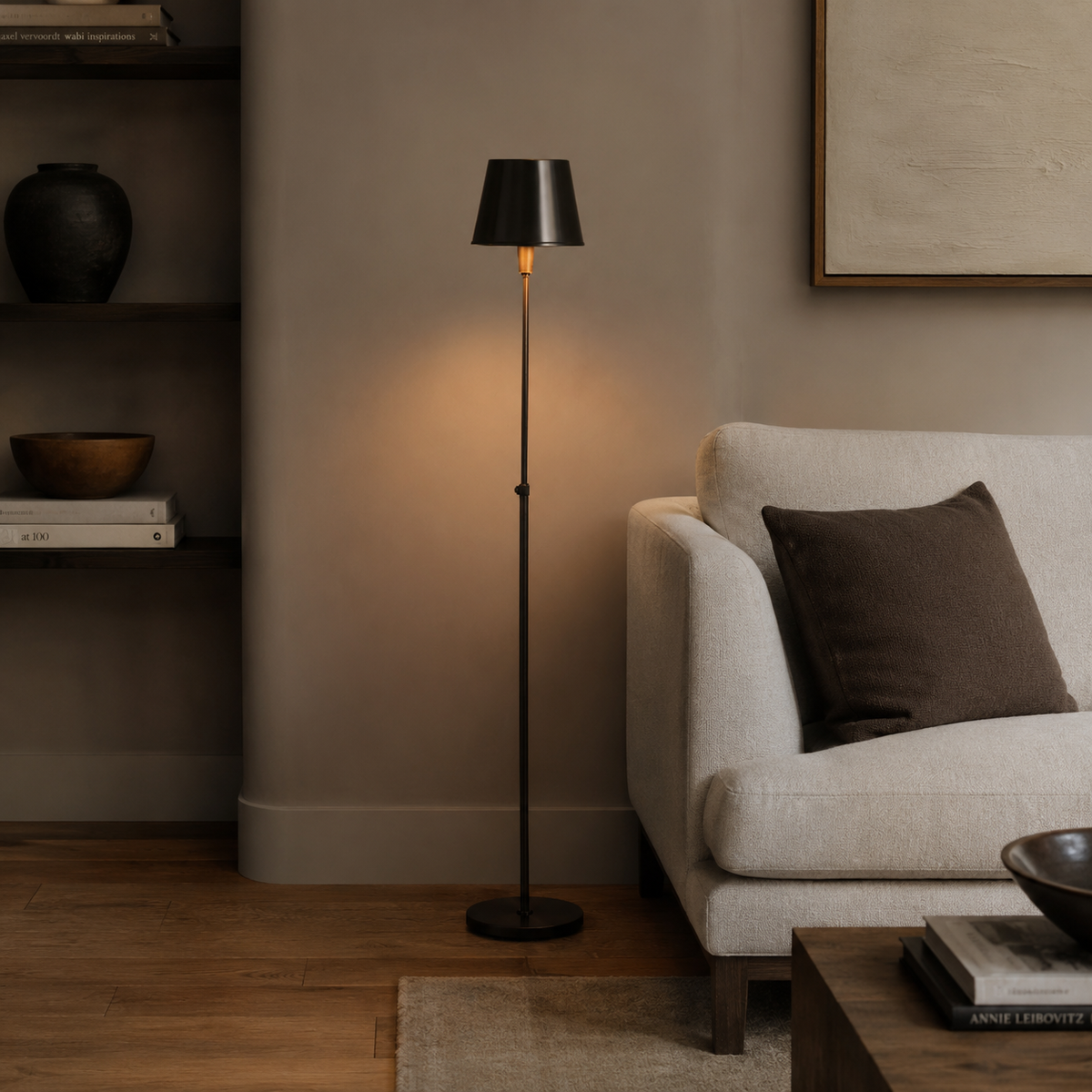 Slim Metal Floor Lamp