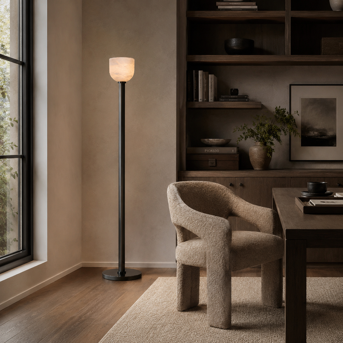 Rounded Accent Floor Lamp