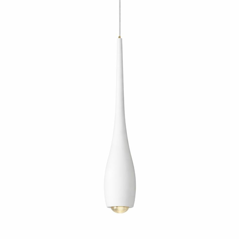 Teardrop-Shaped LED Single-Head Pendant Light