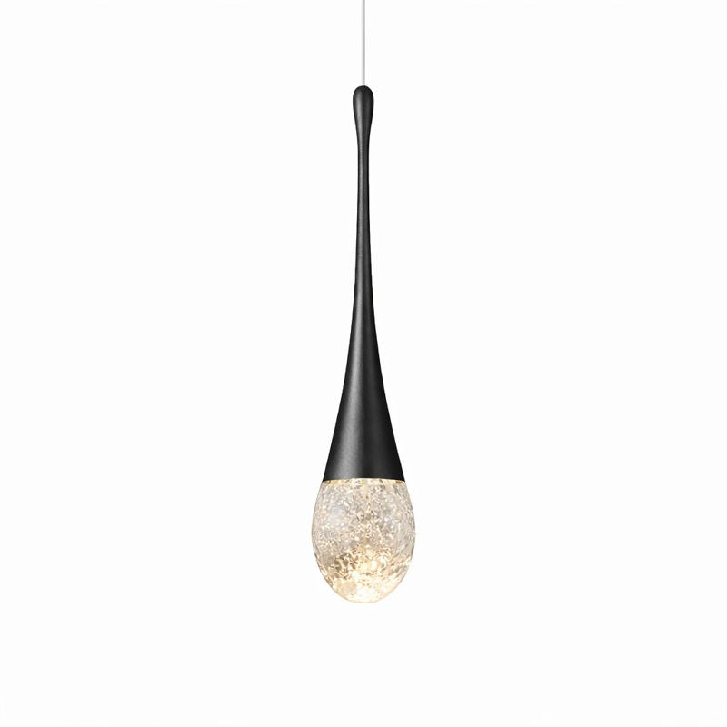Crystal Ball Teardrop LED Single-Head Pendant Light