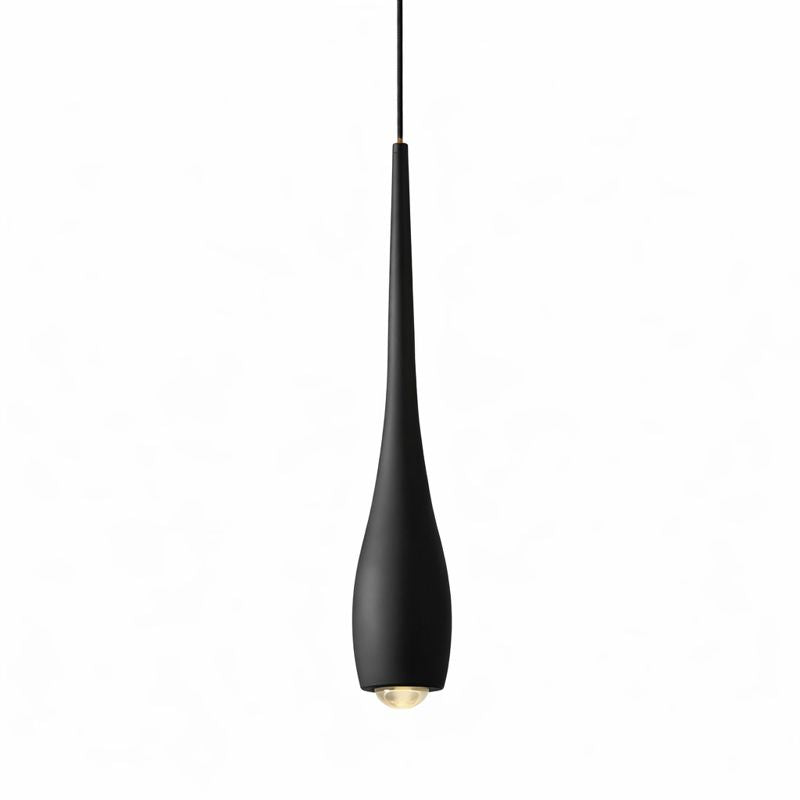 Teardrop-Shaped LED Single-Head Pendant Light