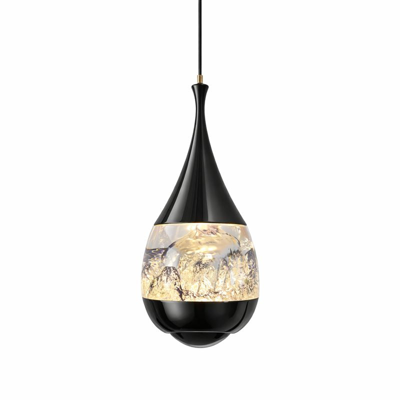 Snow Mountain Crystal Ball LED Pendant Light