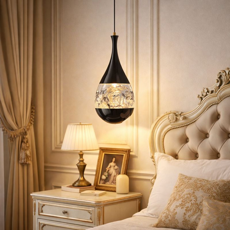 Snow Mountain Crystal Ball LED Pendant Light