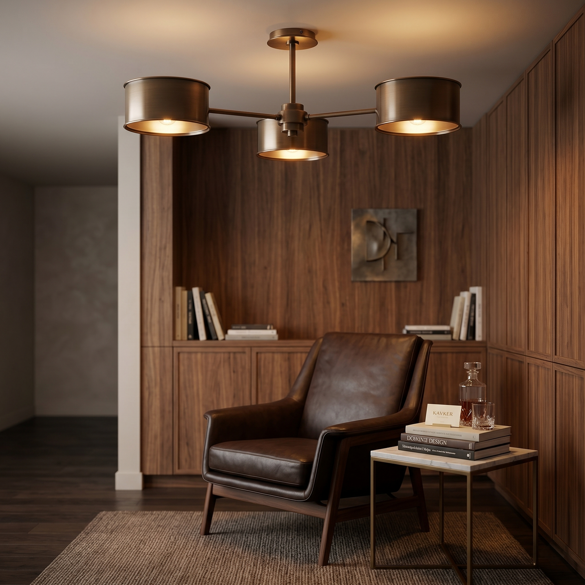 Daphne Metal Flush Mount Ceiling Light