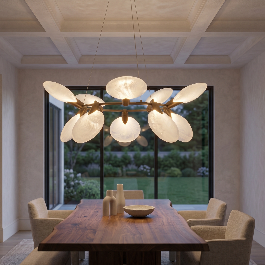 Lyla Halo Round Chandelier Light
