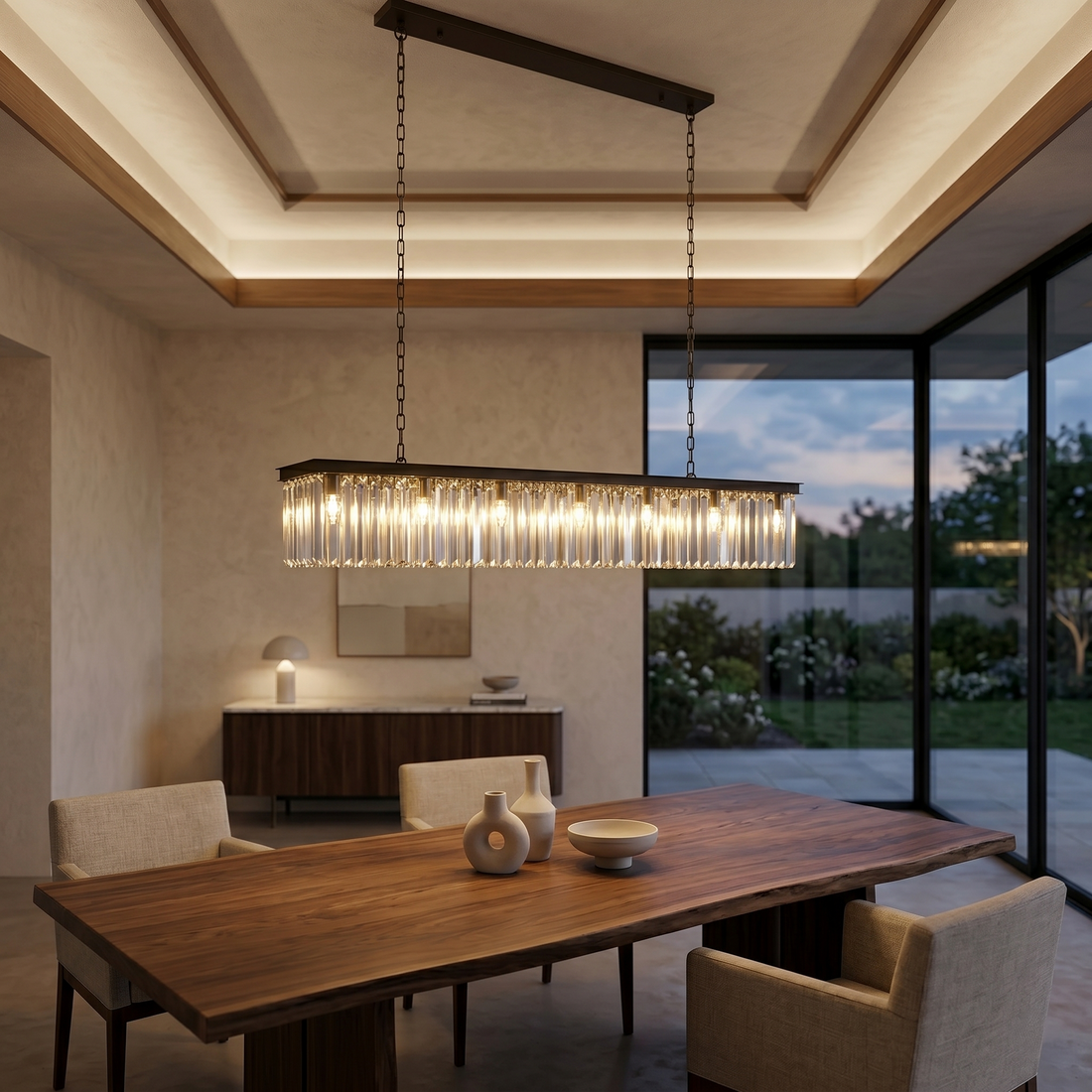 Leyland Rectangular Chandelier Light