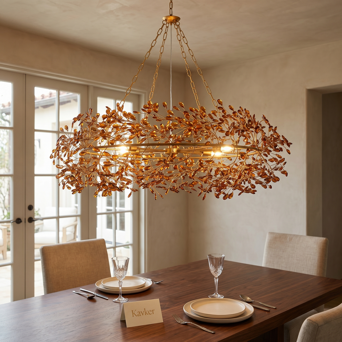 Fiore Crown Chandelier Light