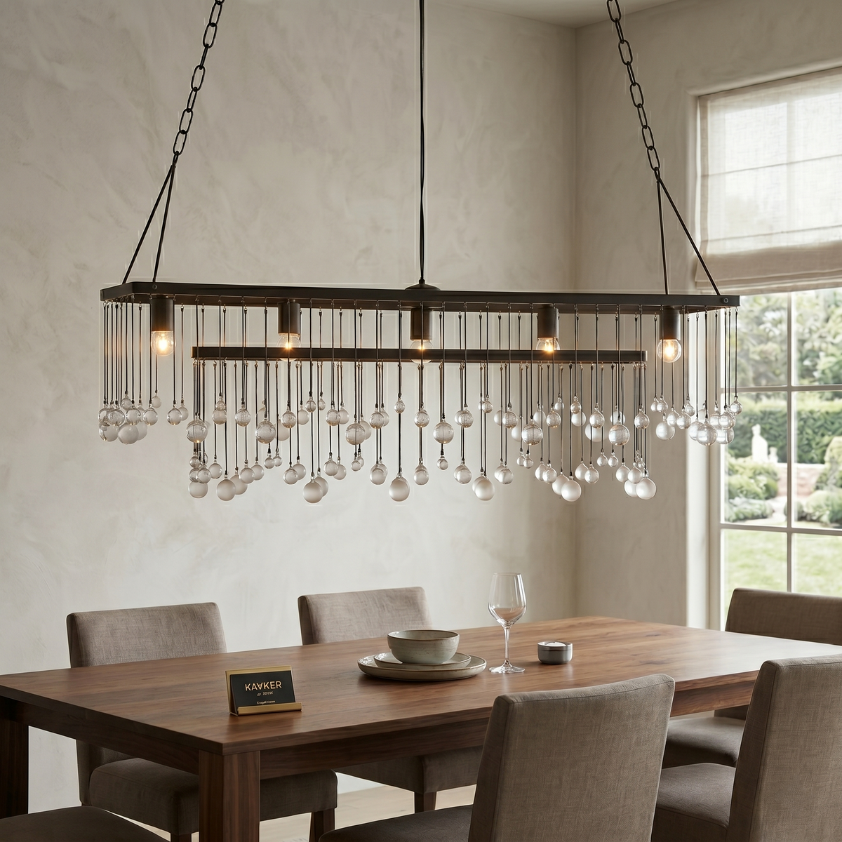 Aubrey Rectangular Chandelier Light