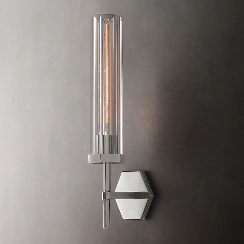 Lambert Hexagonal Grand Wall Sconce 19¼"H
