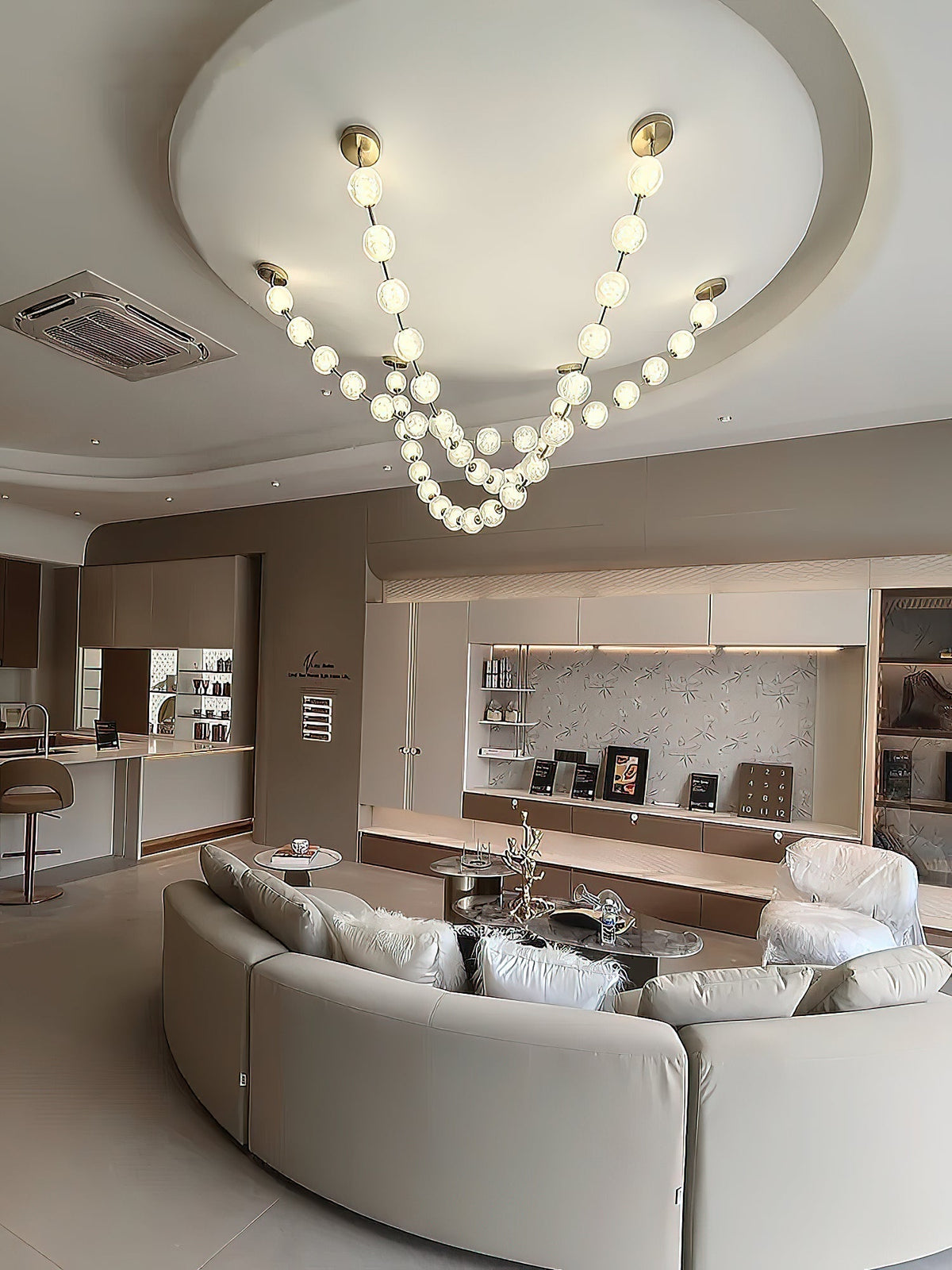 Strand Necklace Chandelier