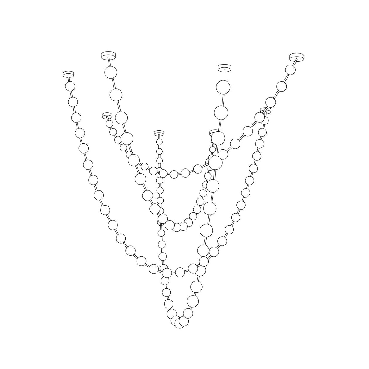 Strand Necklace Chandelier